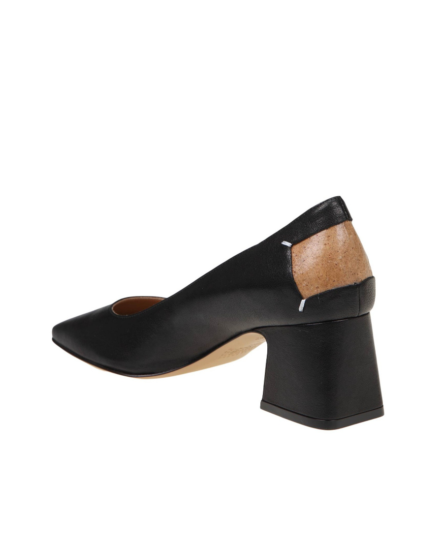 Maison Margiela Woman Pumps Black Size 8 Soft Leather