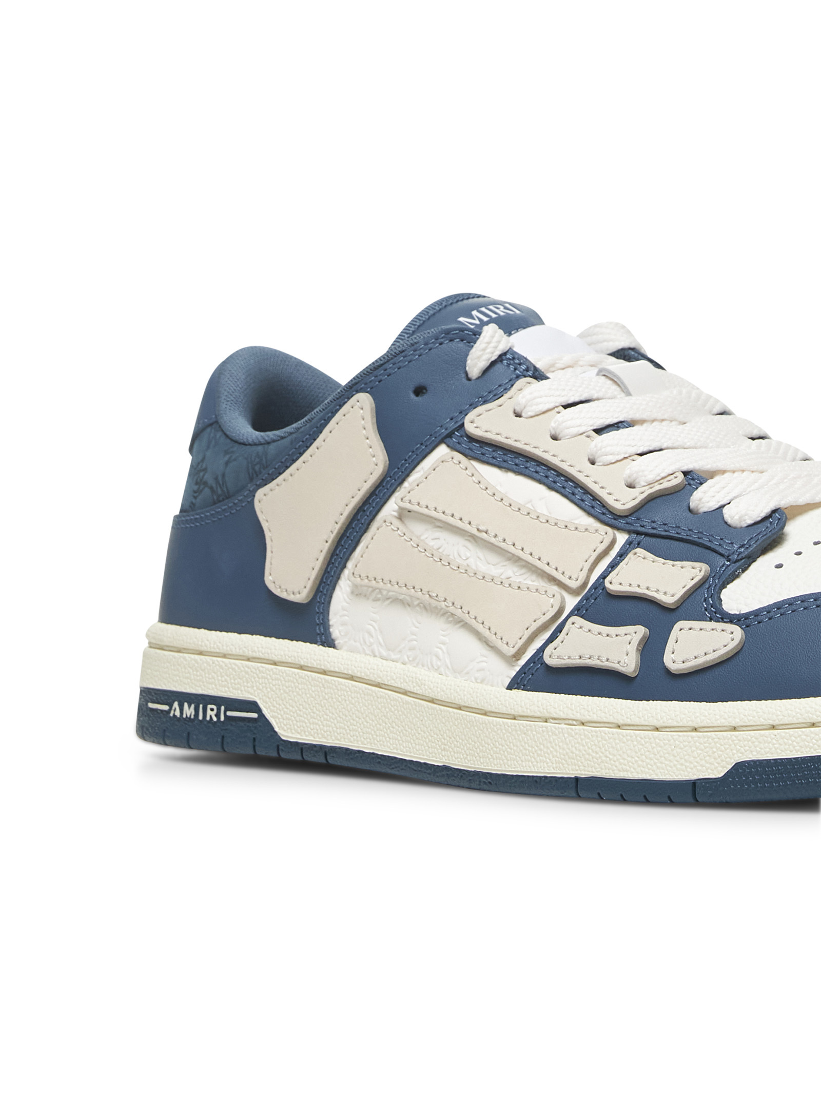 Shop Amiri Ma Quad Skel Sneakers In Blue