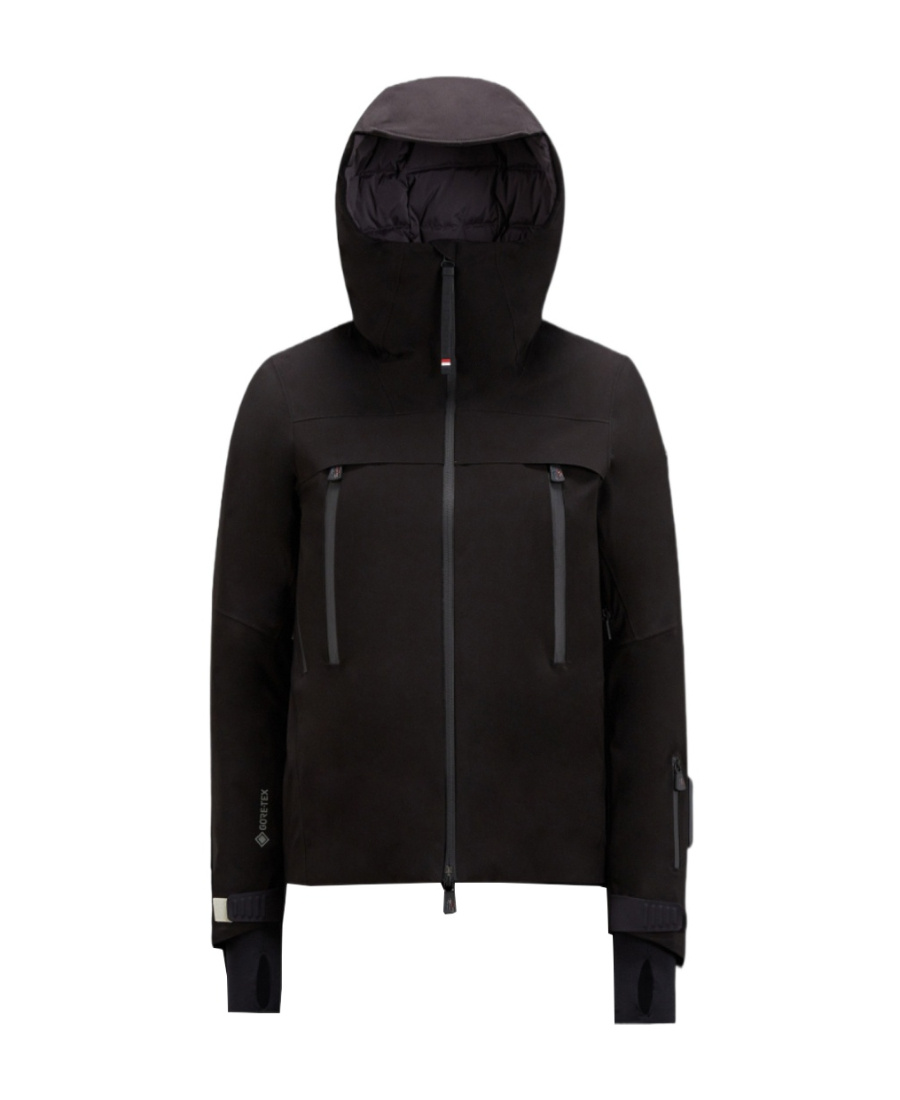 Moncler Chanavey Tech Padded Ski Jacket In Black