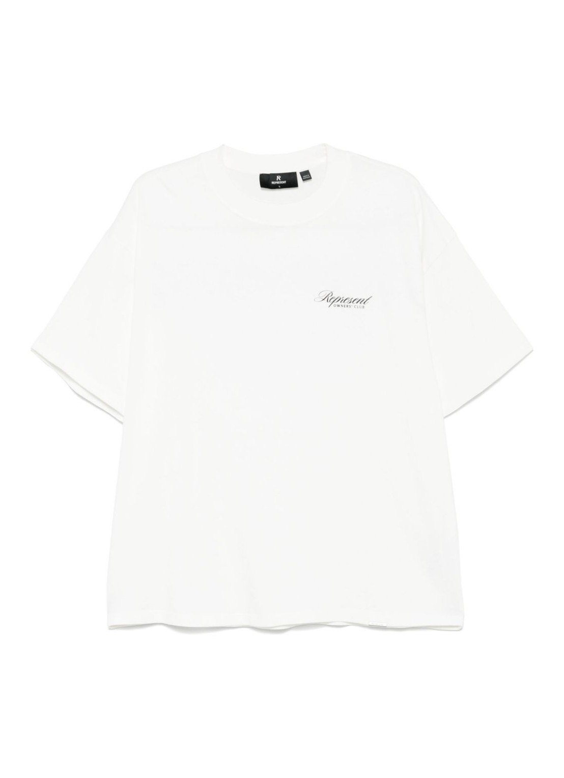 Represent Graphic Print Crew Neck T-shirt In White