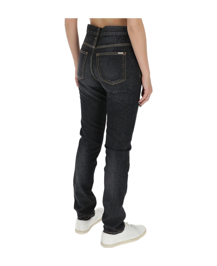 Isabel Marant Étoile Logo Jeans In Black