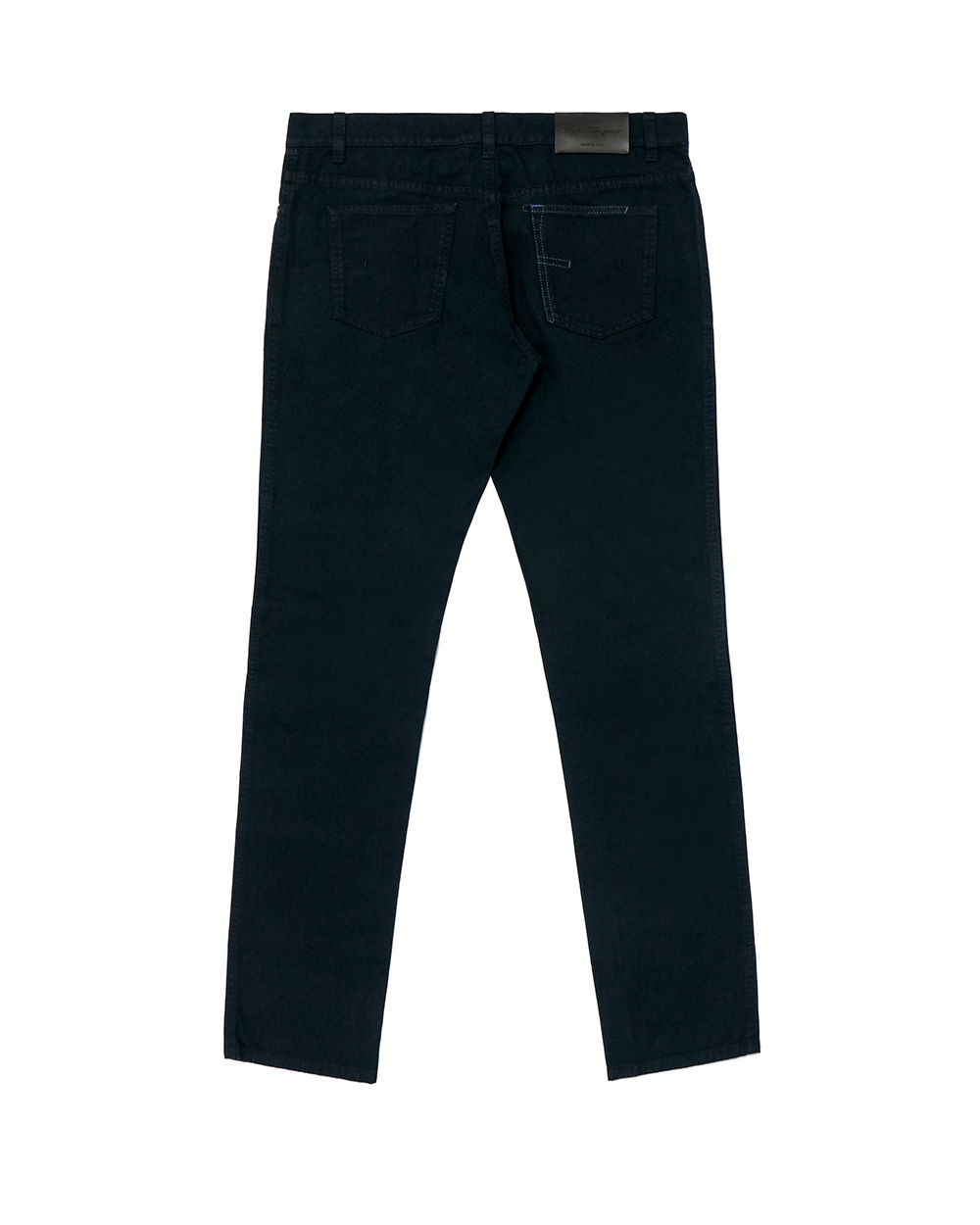 Ferragamo Straight Jeans In Black