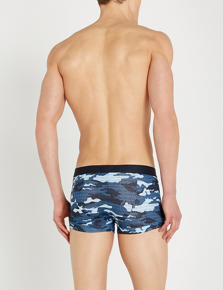 EMPORIO ARMANI LOGO PRINTED SWIMSUIT 