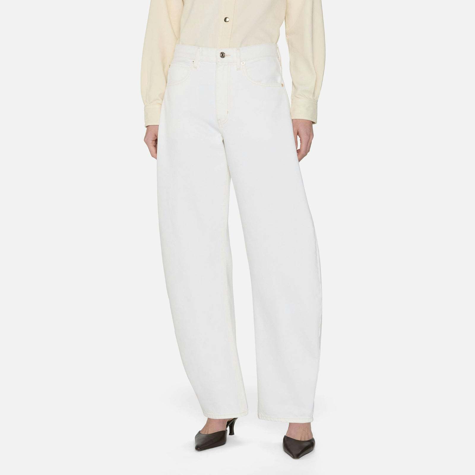 Frame Low Slung Barrel In White