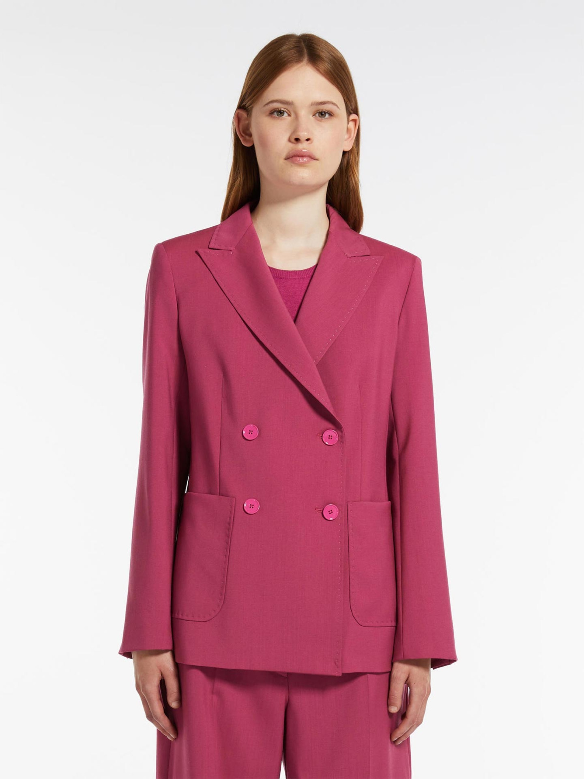 Weekend Max Mara Casual Wide-legged Trousers In Pink