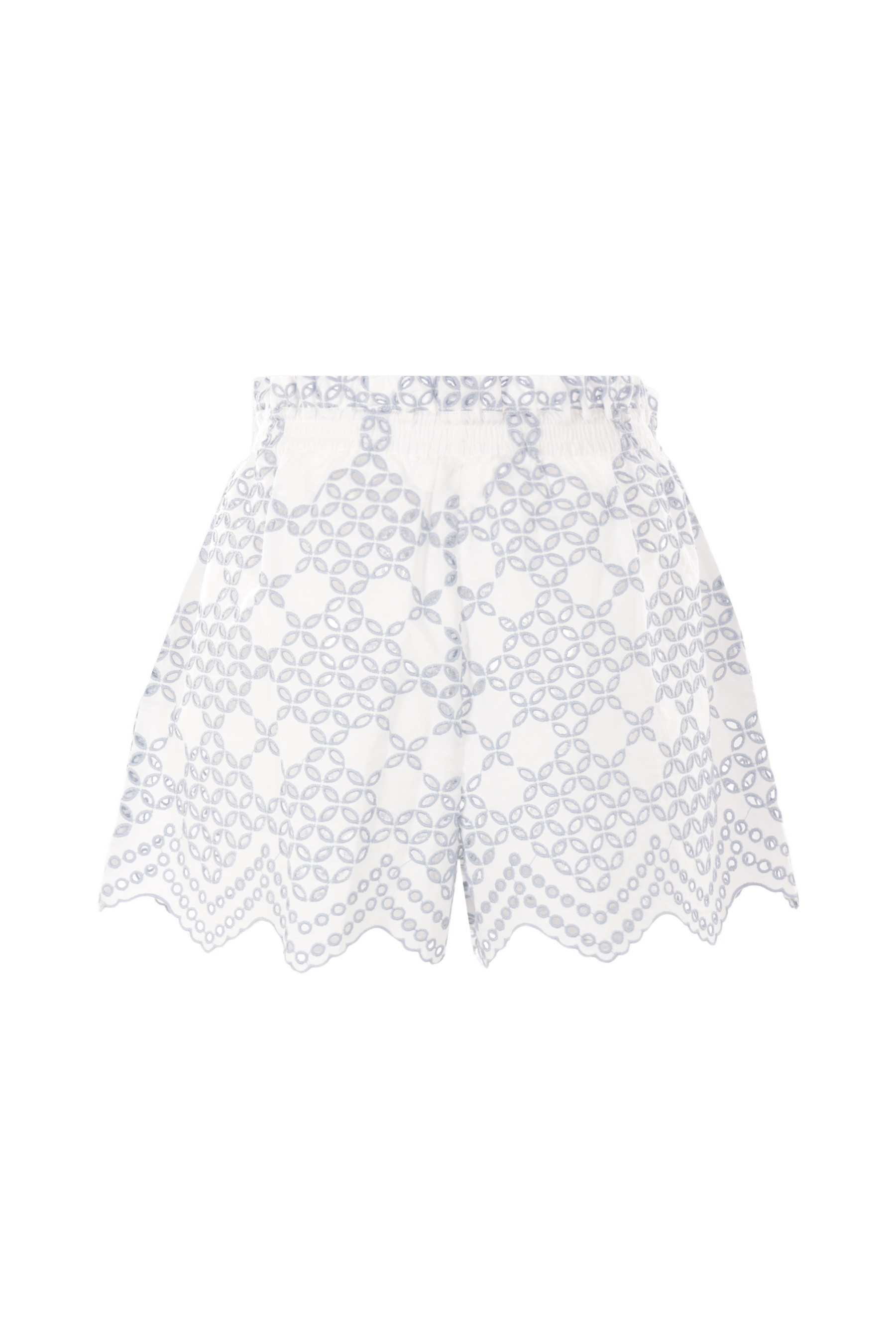 Raquel Diniz Sangallo Lace Shorts In White