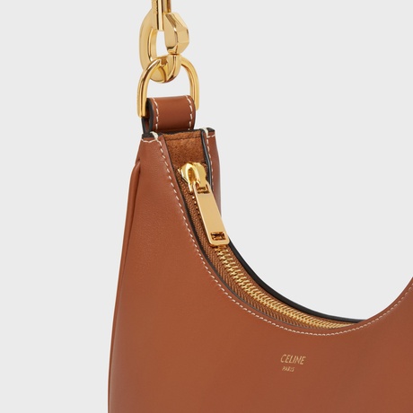 Celine Smooth Calfskin Medium Ava Strap Bag In Brown