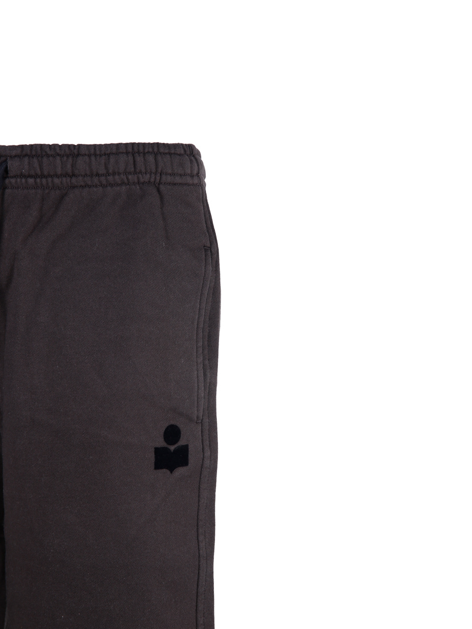 Isabel Marant Logo Embroidered Drawstring Shorts In Black