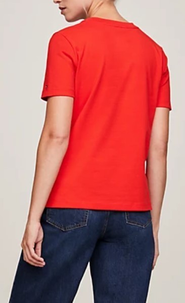 Tommy Hilfiger Short-sleeved T-shirt In Red