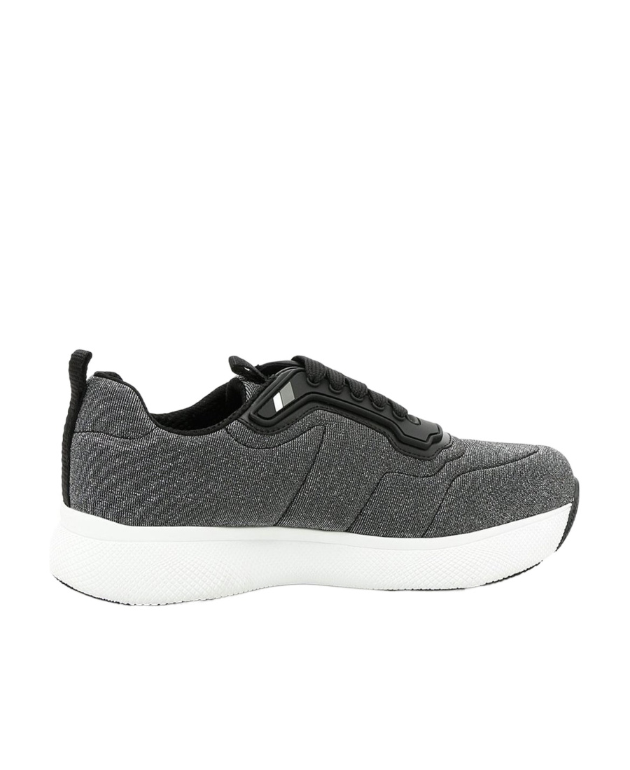 Prada Lace-up Sneakers In White