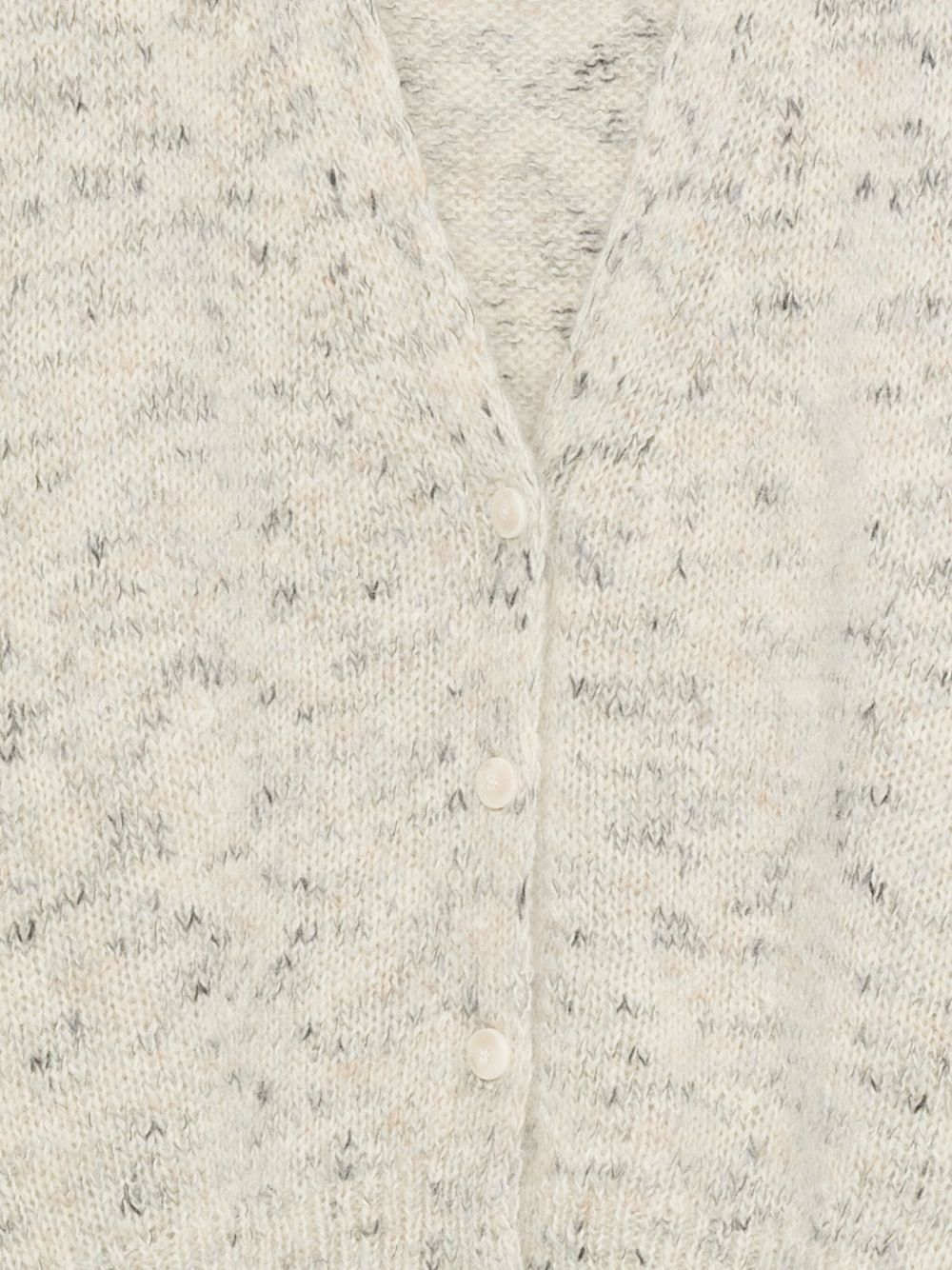 Alysi Button-front Cardigan In Neutral