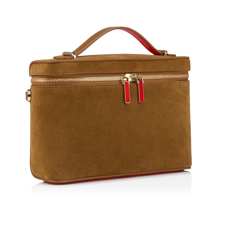 Christian Louboutin Djanis Zip-up Crossbody Bag In Brown