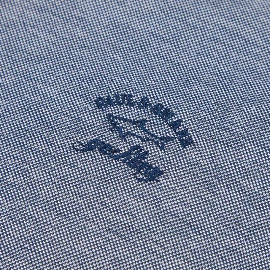 Paul & Shark Logo Details Polo Shirt In Gray