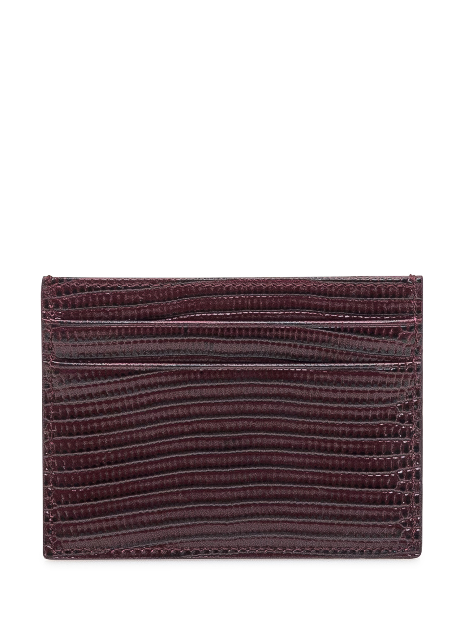 Dolce & Gabbana Rectangular Card Holder In Black