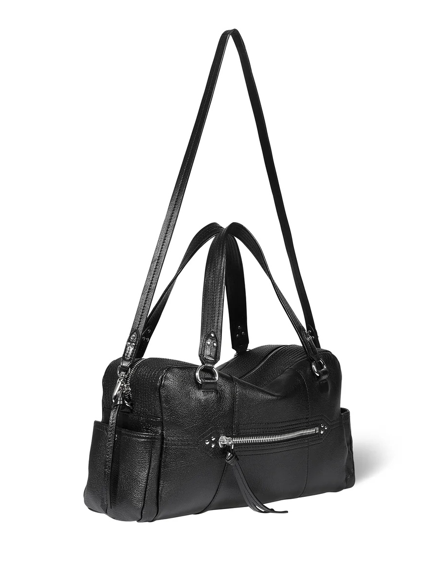 Jérôme Dreyfuss Double Handle Shoulder Bag In Black