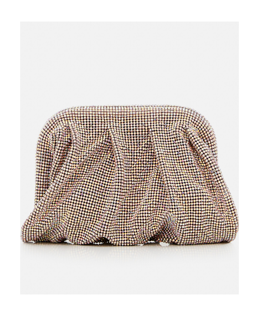 Benedetta Bruzziches Venus La Grande Embellished Clutch Bag In Nude