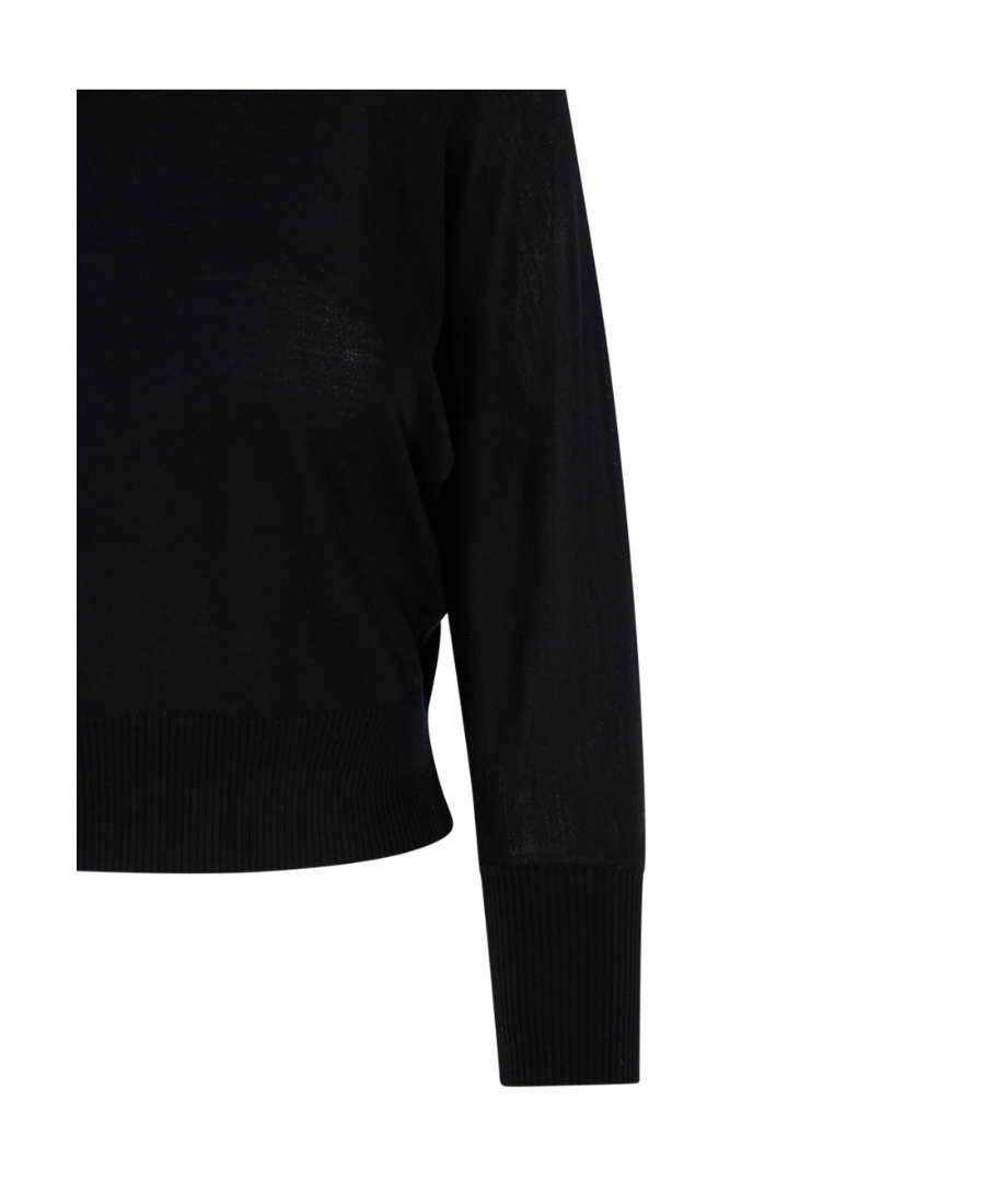 Max Mara Talea Wool High-neck Jumper In Black