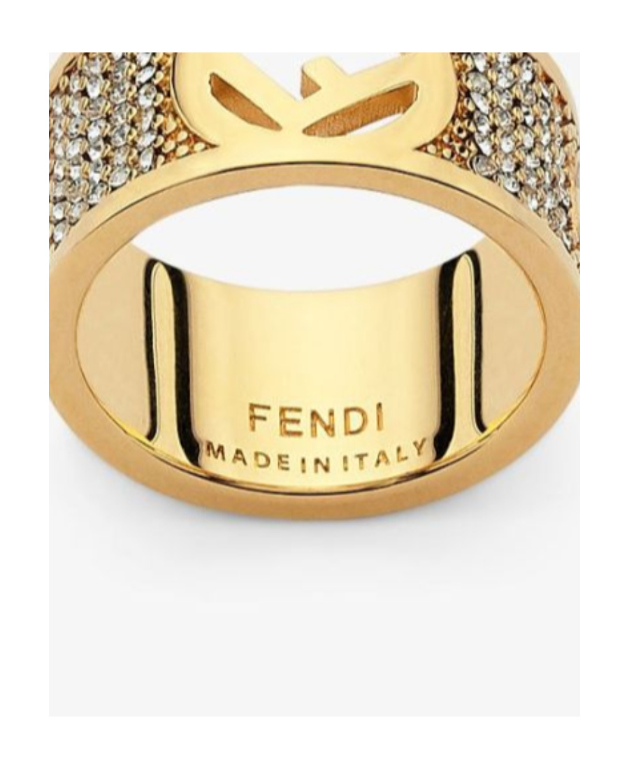Fendi Gold-coloured Ring In Gold