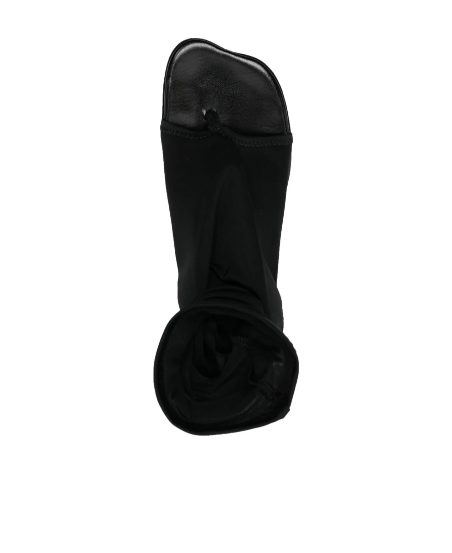 Mm6 Maison Margiela Slip-on Sock Boots In Black