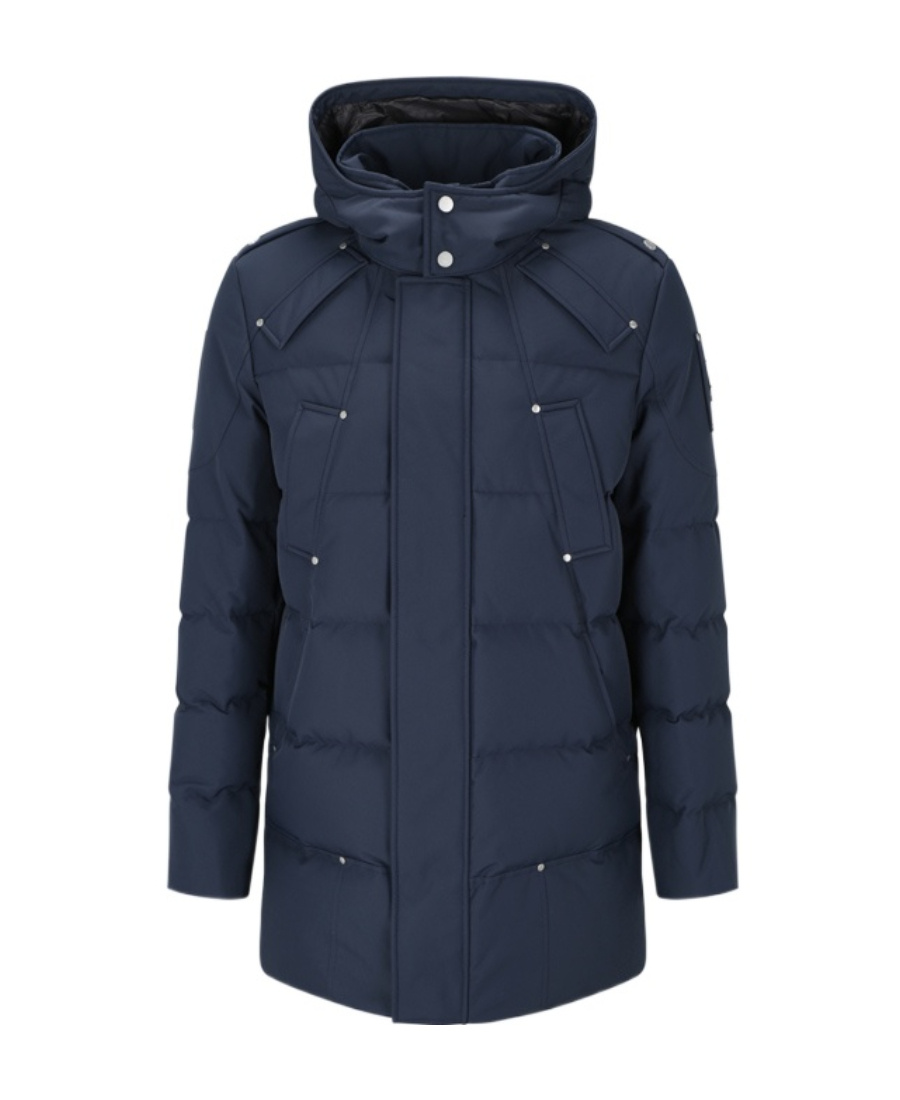 Moose Knuckles Cloud Down-filled Hooded Parka In Black