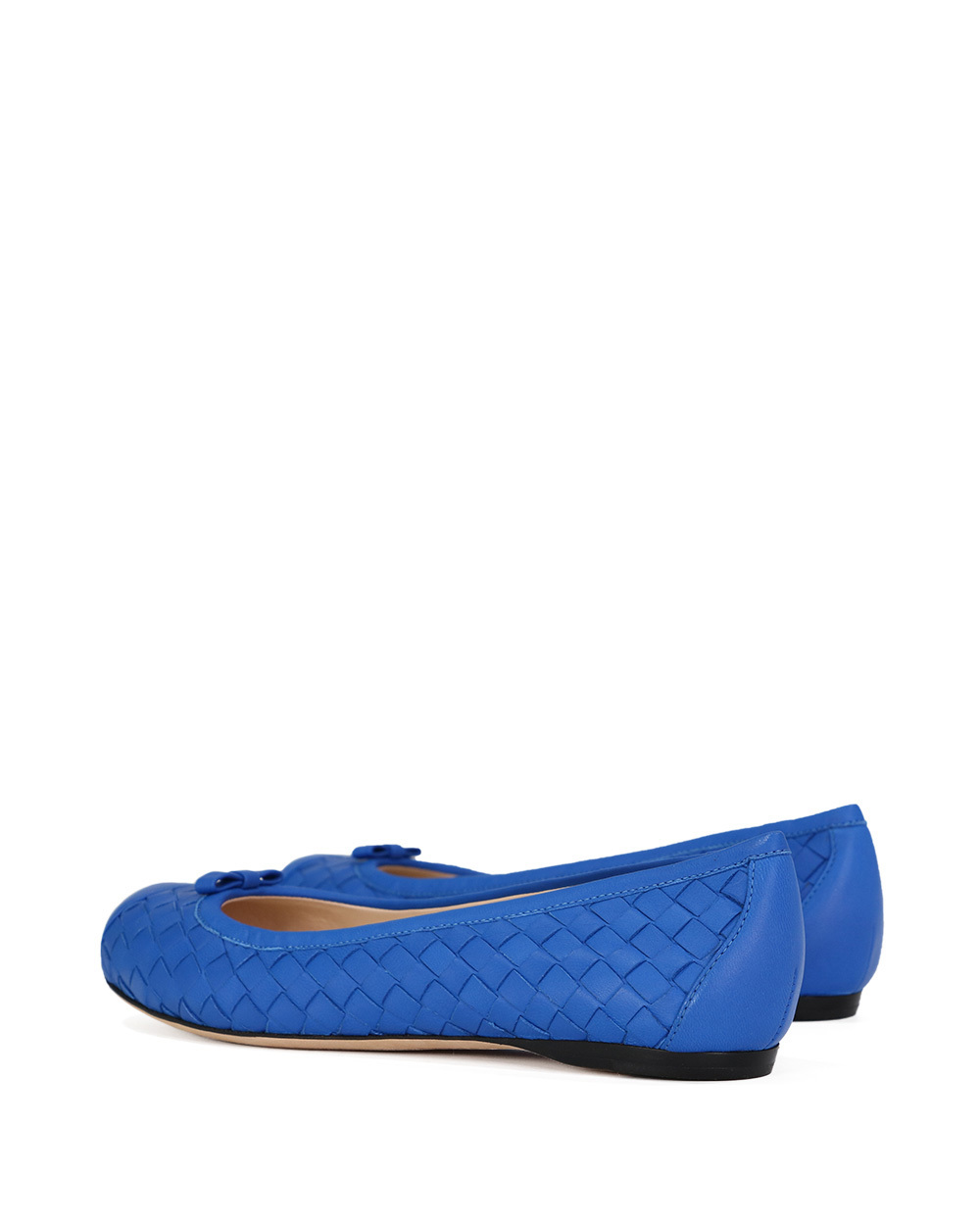 BOTTEGA VENETA KNIT DETAIL FLAT SHOES