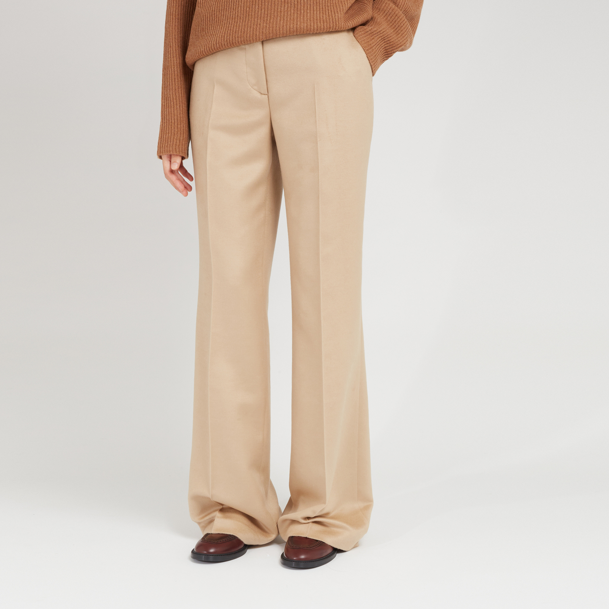 Gabriela Hearst Horn Casual Pants In Nude