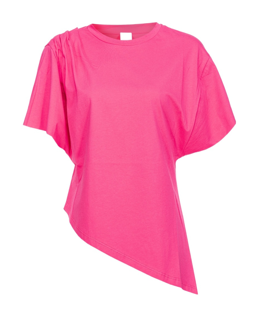 Pinko Item O-neck Short-sleeved T-shirt In Pink