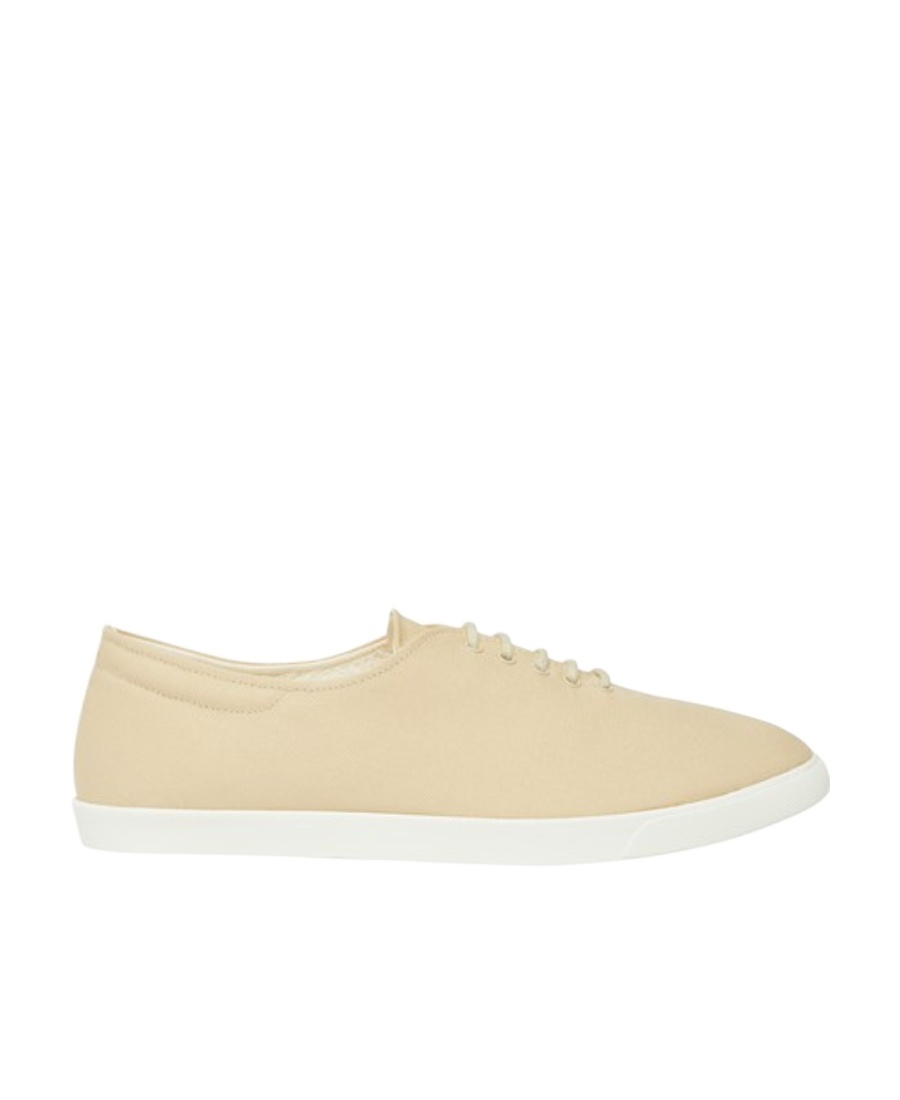 The Row Lace-up Low-cut Sneakers In Brown