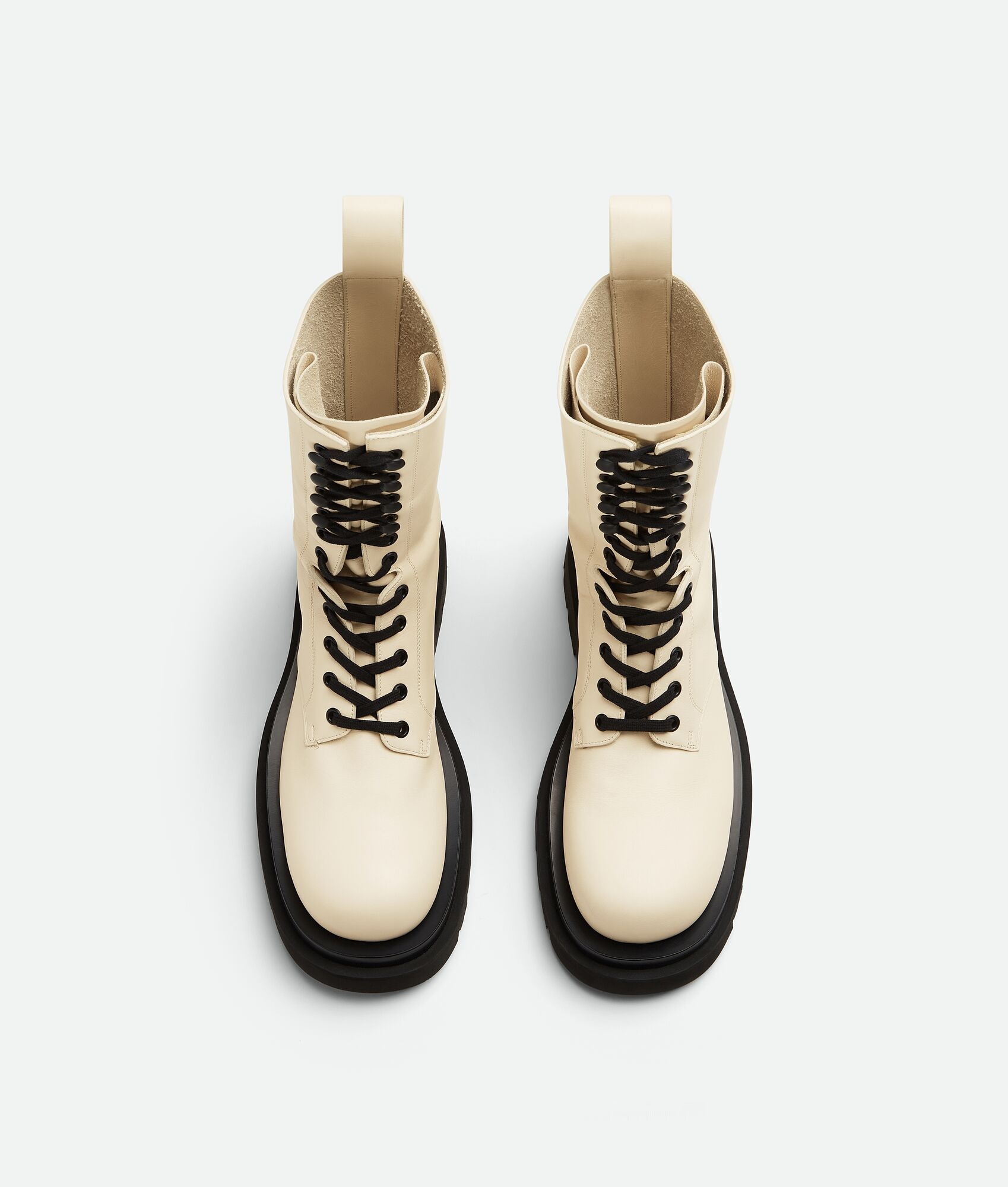 Bottega Veneta Boots White In Nude