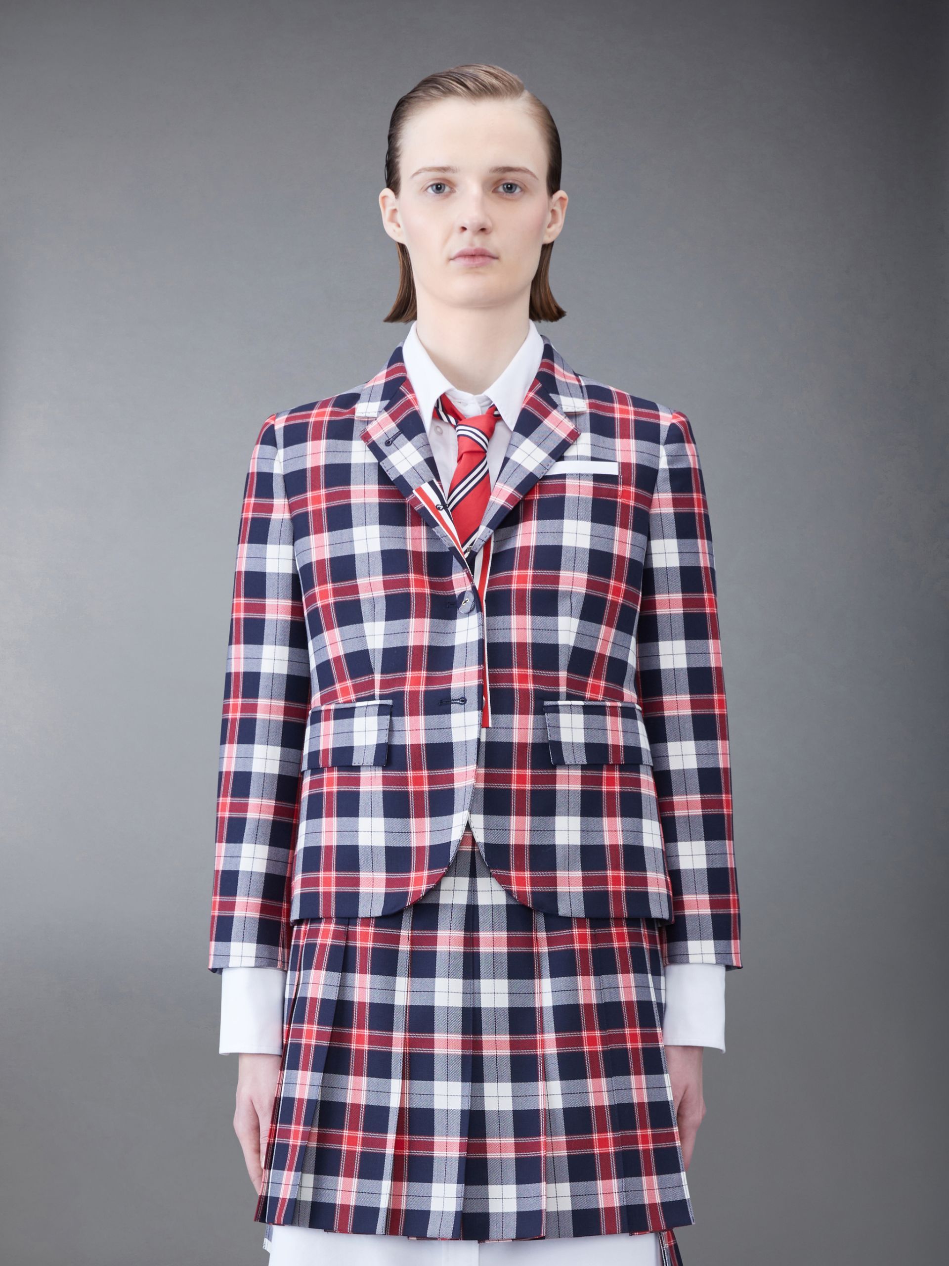 Thom Browne Sport Coat Jackets White In Multicolor