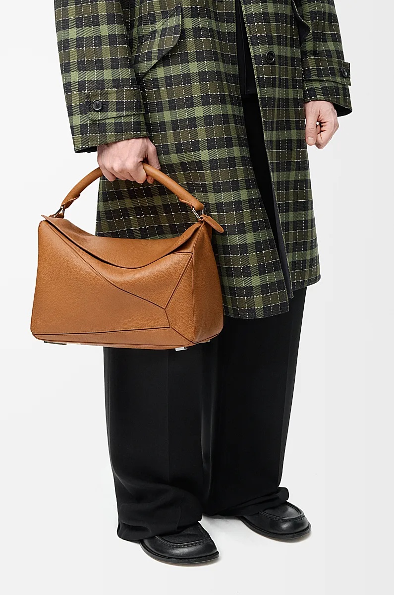 Loewe Large Puzzle Leather Tote Bag