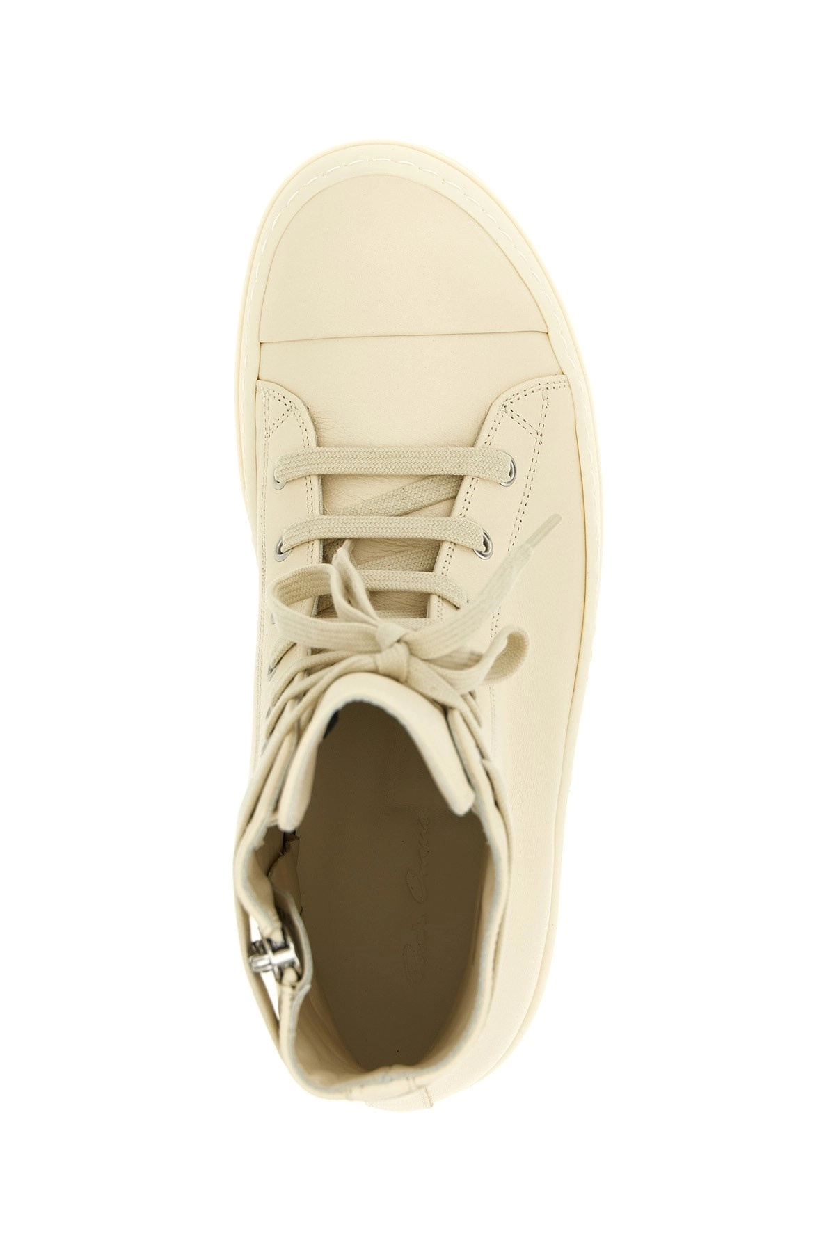 Rick Owens Lace-up High-top Casual Shoes In Brown