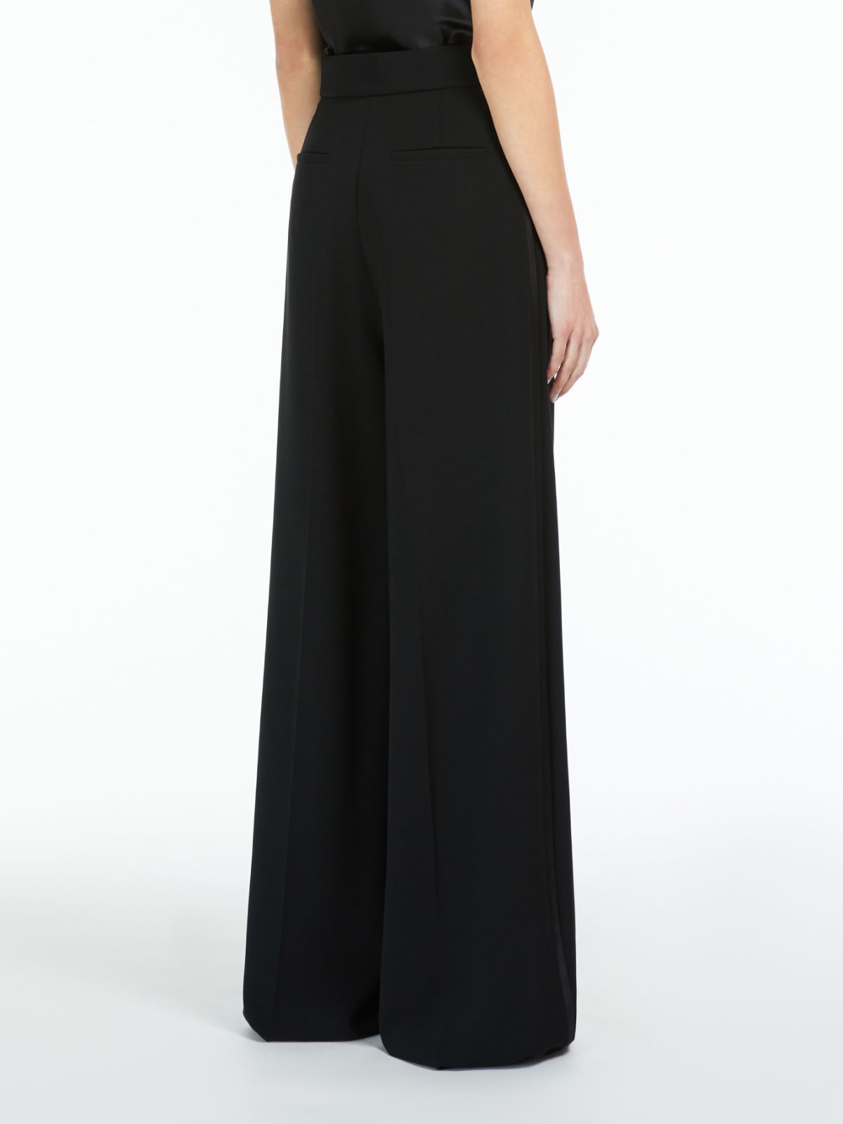 Shop Max Mara Straight Casual Pants In Black
