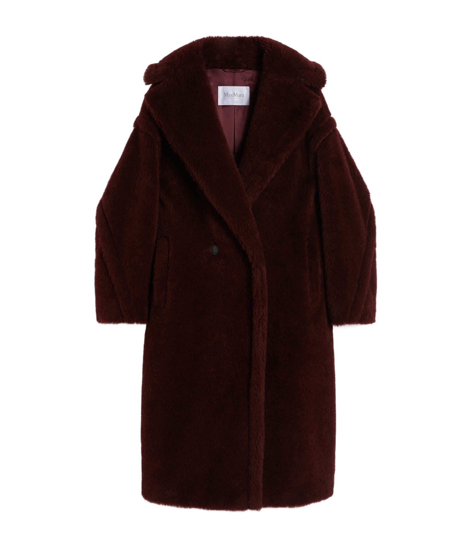 Max Mara Teddy Bear Icon Coat In Alpaca And Wool In Multi