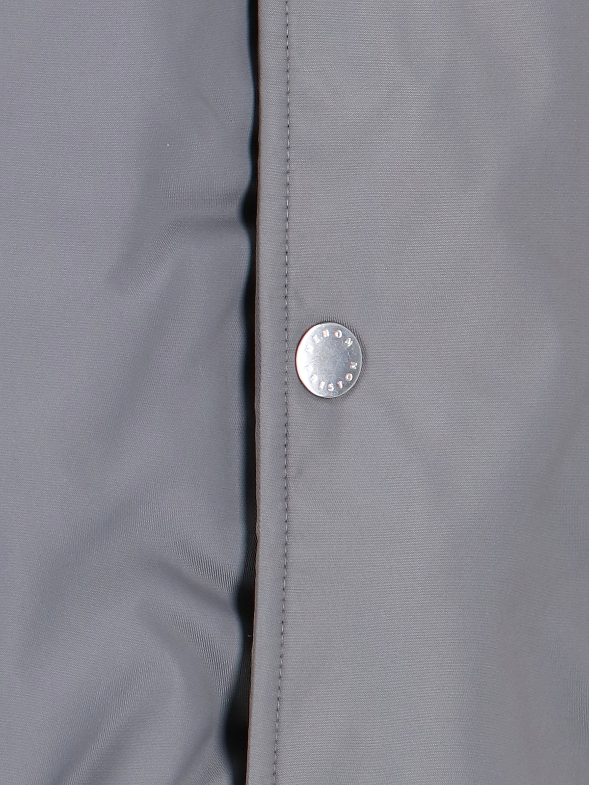 Heron Preston Gray Hp Sponsor Varsity Bomber Jacket In Gray