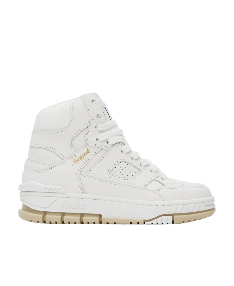 Axel Arigato Stitching Design High-top Casual Shoes In White