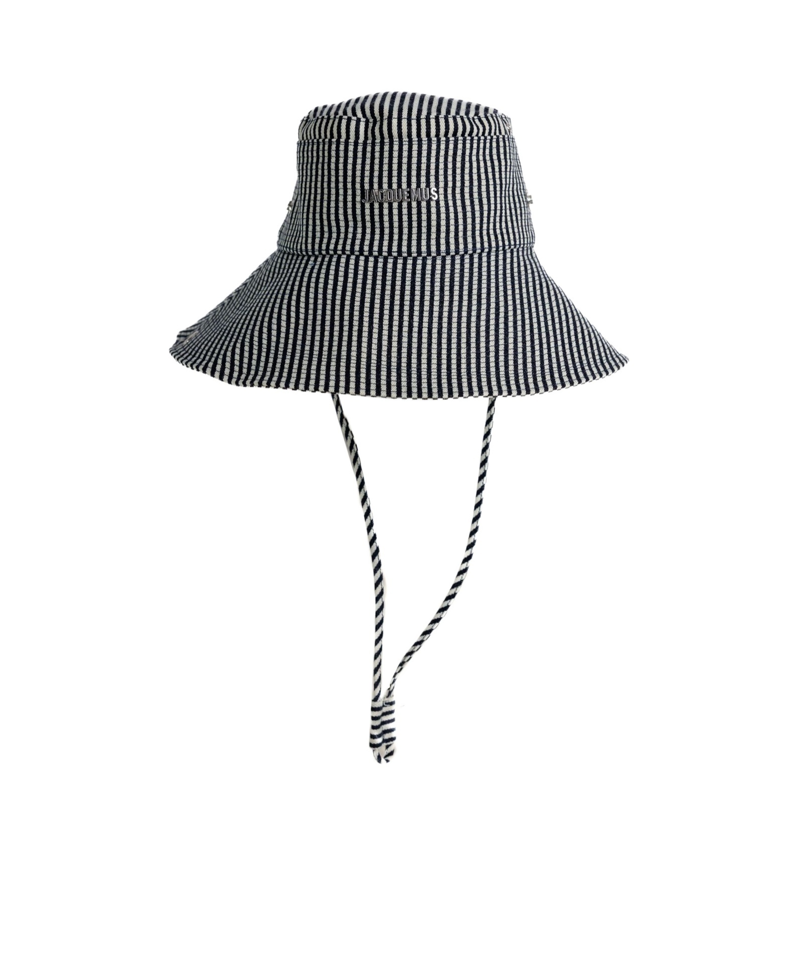 Jacquemus Logo Bucket Hat In Black