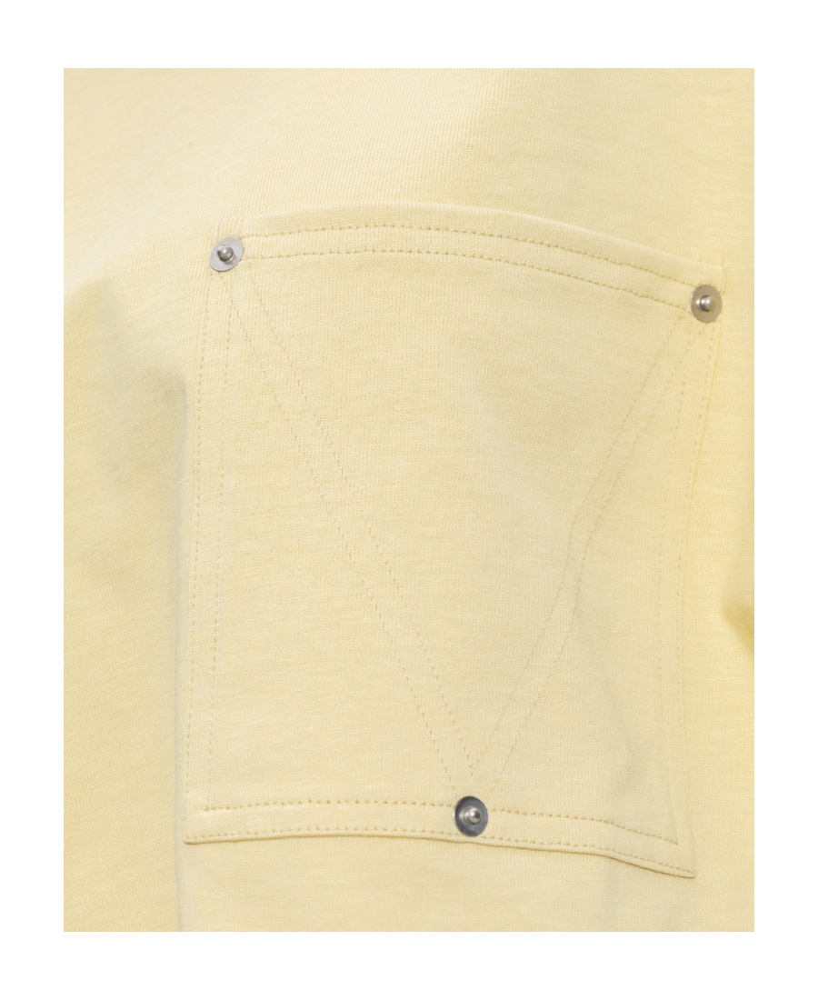 Bottega Veneta Decorative-stitching Cropped T-shirt In Nude