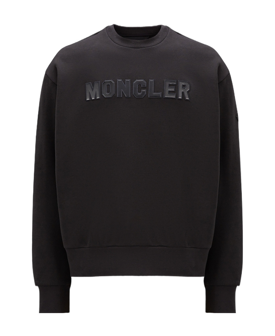 Moncler Men's Logoed Sweatshirt In Black
