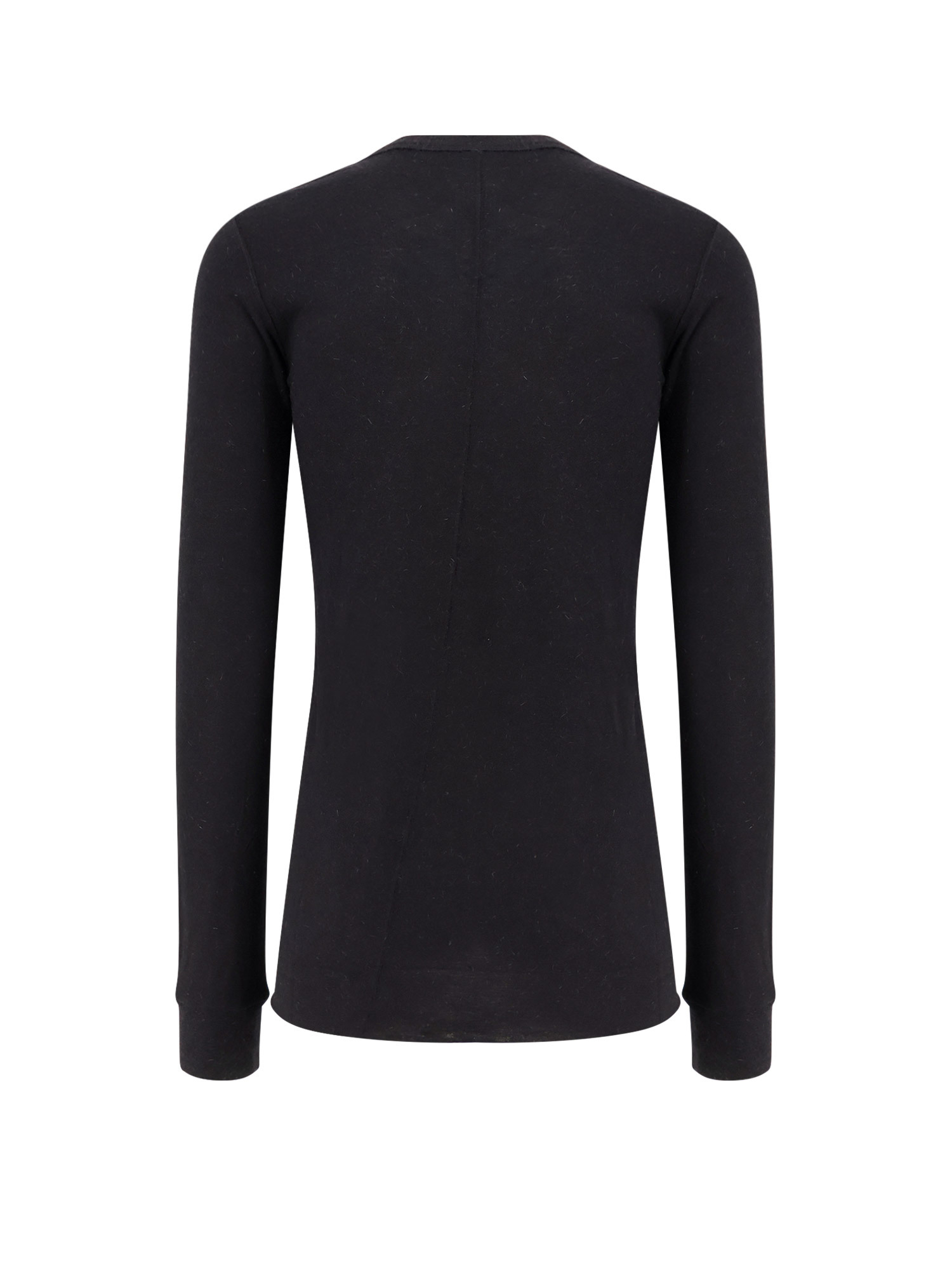 Rick Owens Basic Ls T Viscose Blend T-shirt In Multi