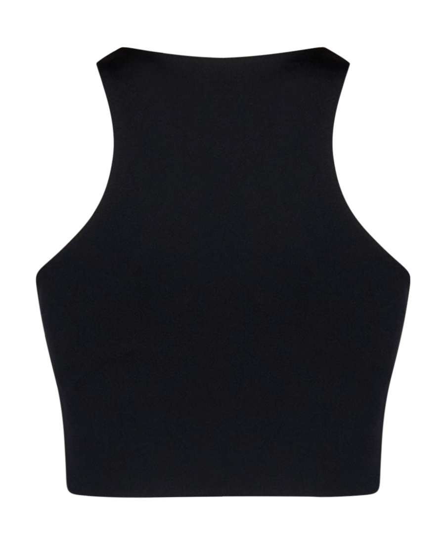 Off-white Off Stamp Tops Black In Black