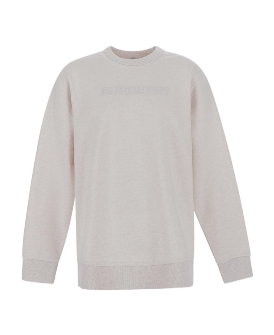 Burberry Logo-print Detail Sweatshirt In Gray