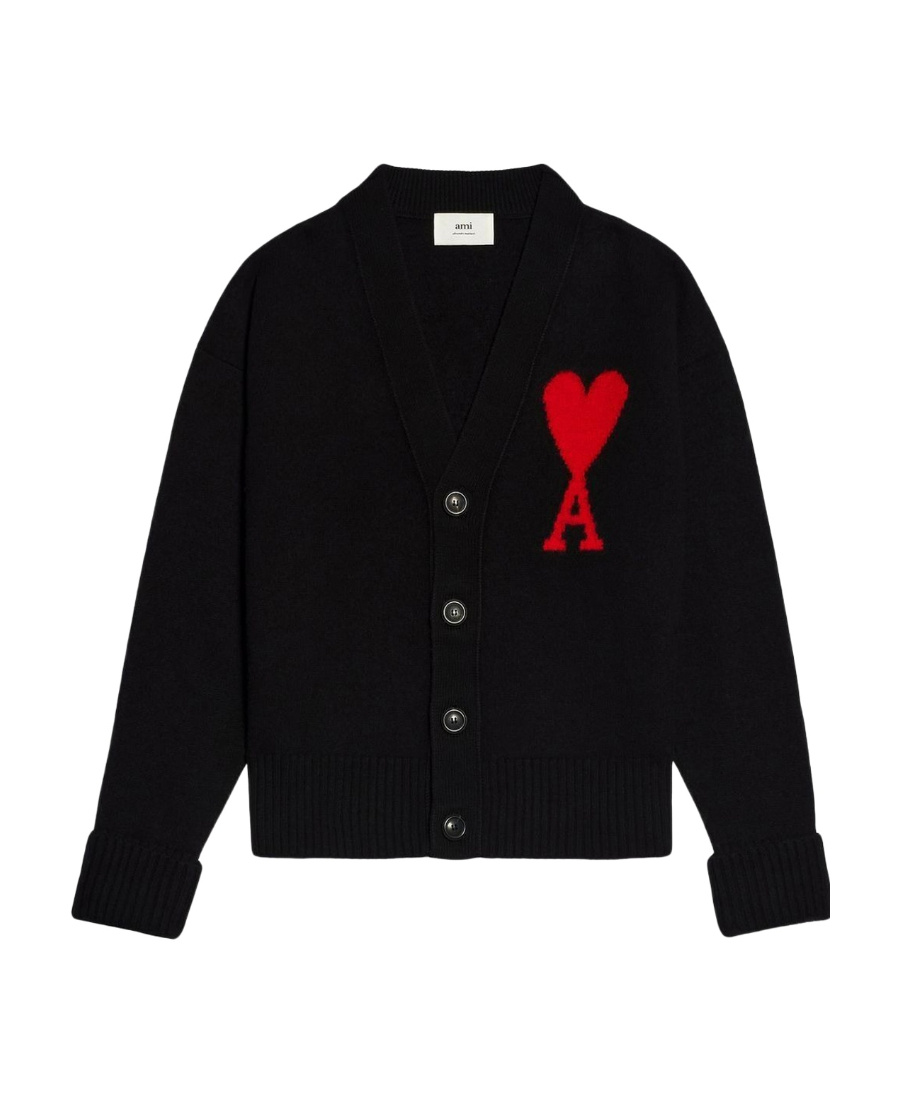 Ami Alexandre Mattiussi Ami Paris Sweaters In Black