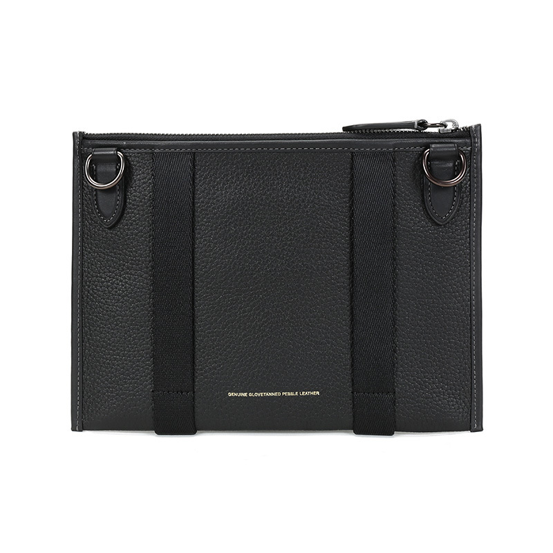 Coach Black Logo Shoulder Bag In Black