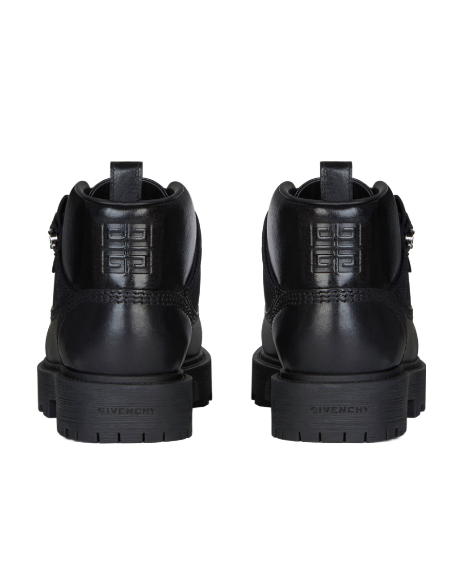 Givenchy Workboot Mid-tech In Black