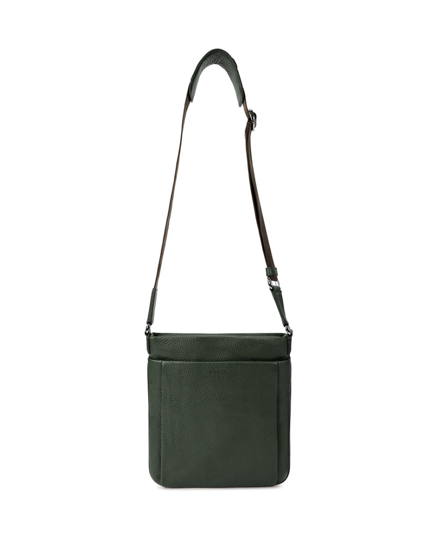 Bally Logo Details Satchel In Green