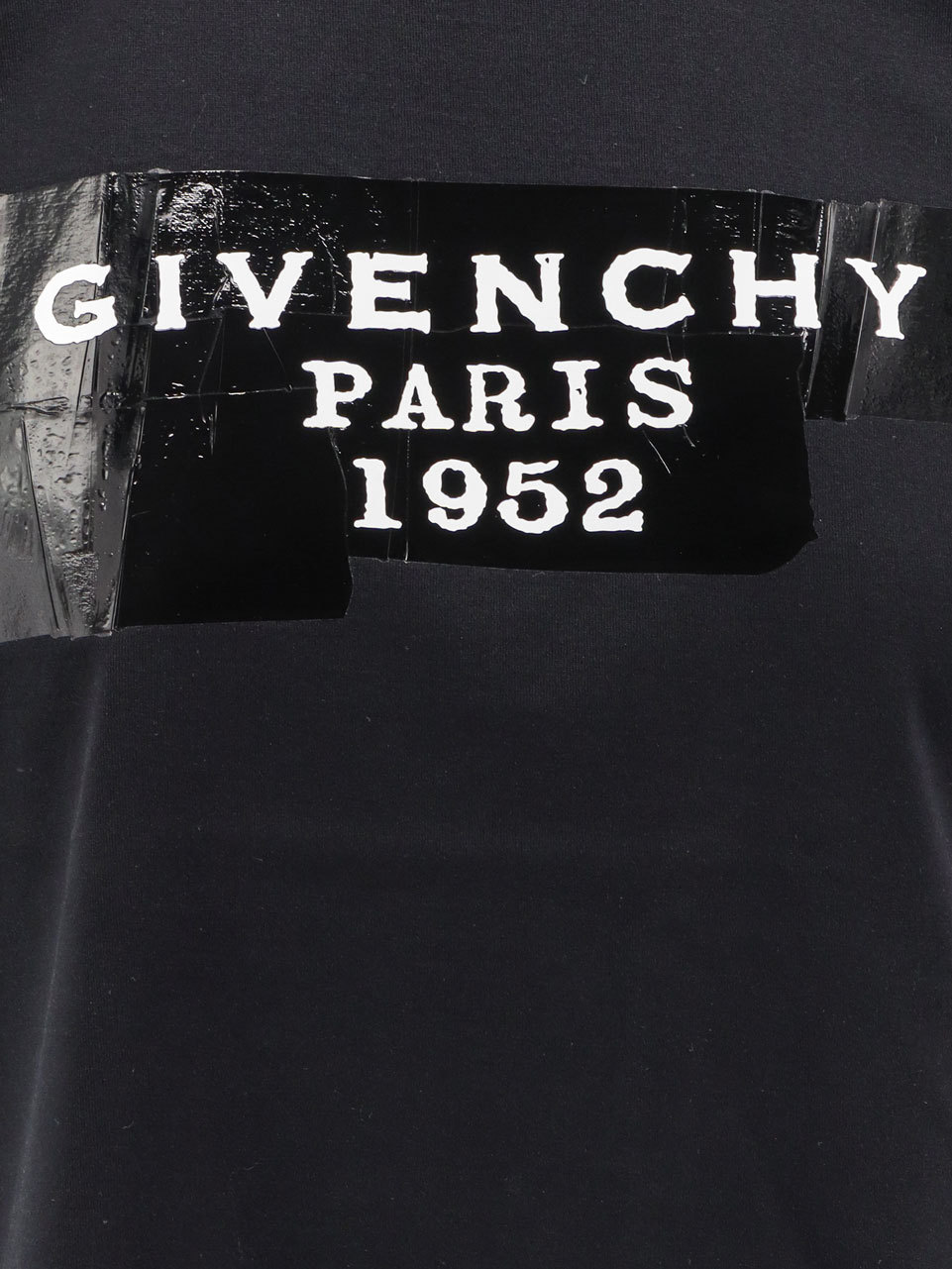 Givenchy Crew-neck Short Sleeve Graphic Cotton T-shirt In Black