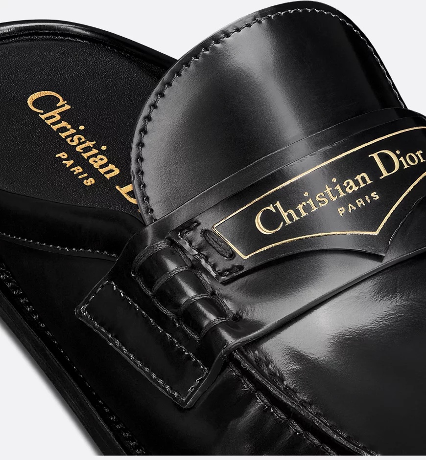 Dior Boy Muller Shoes In Black