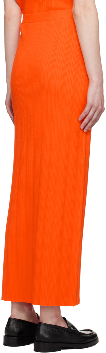 Frame Elastic Waist Skirt In Red