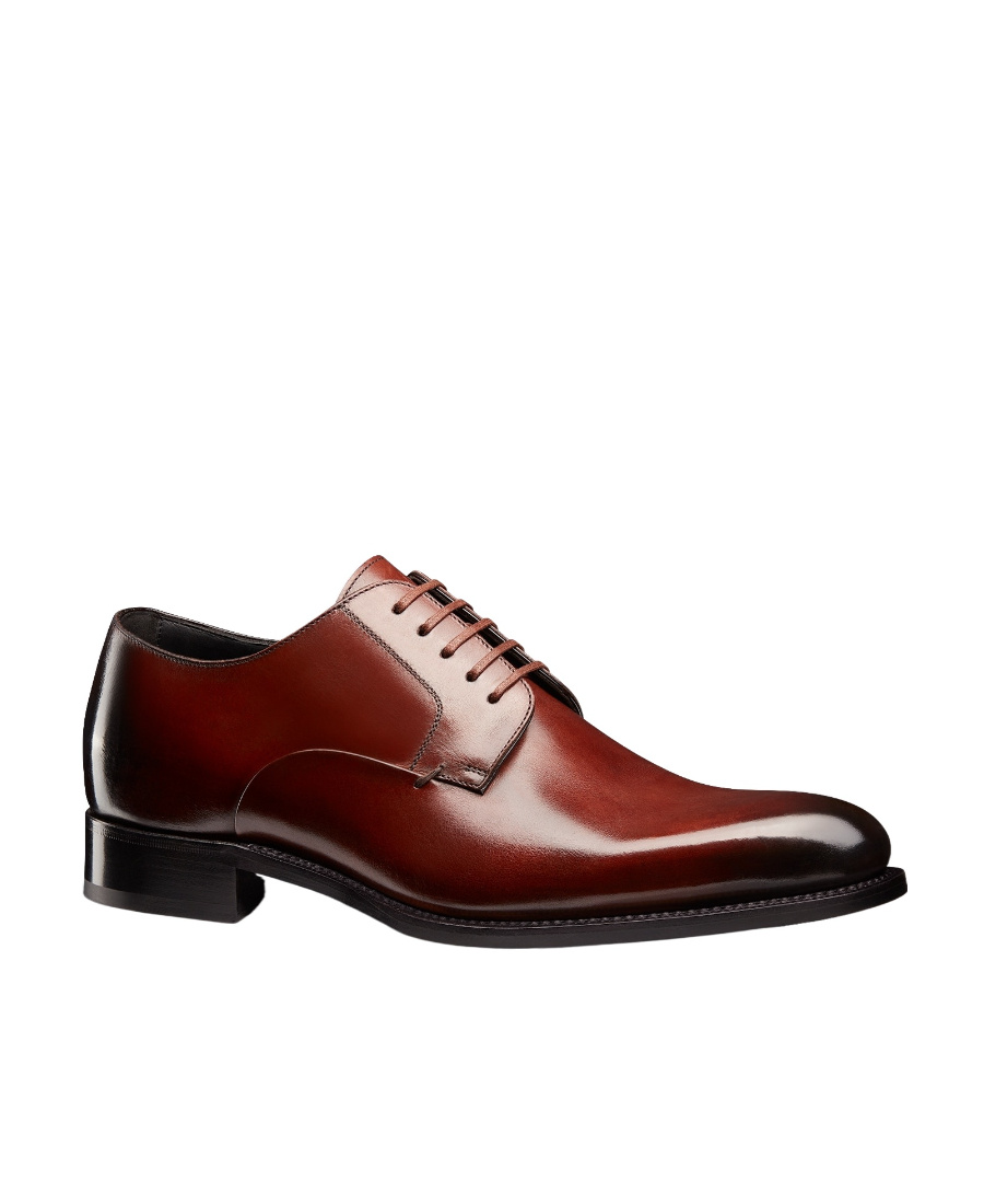 Shop Dior Dark Brown Lace Up Business Dress Shoes